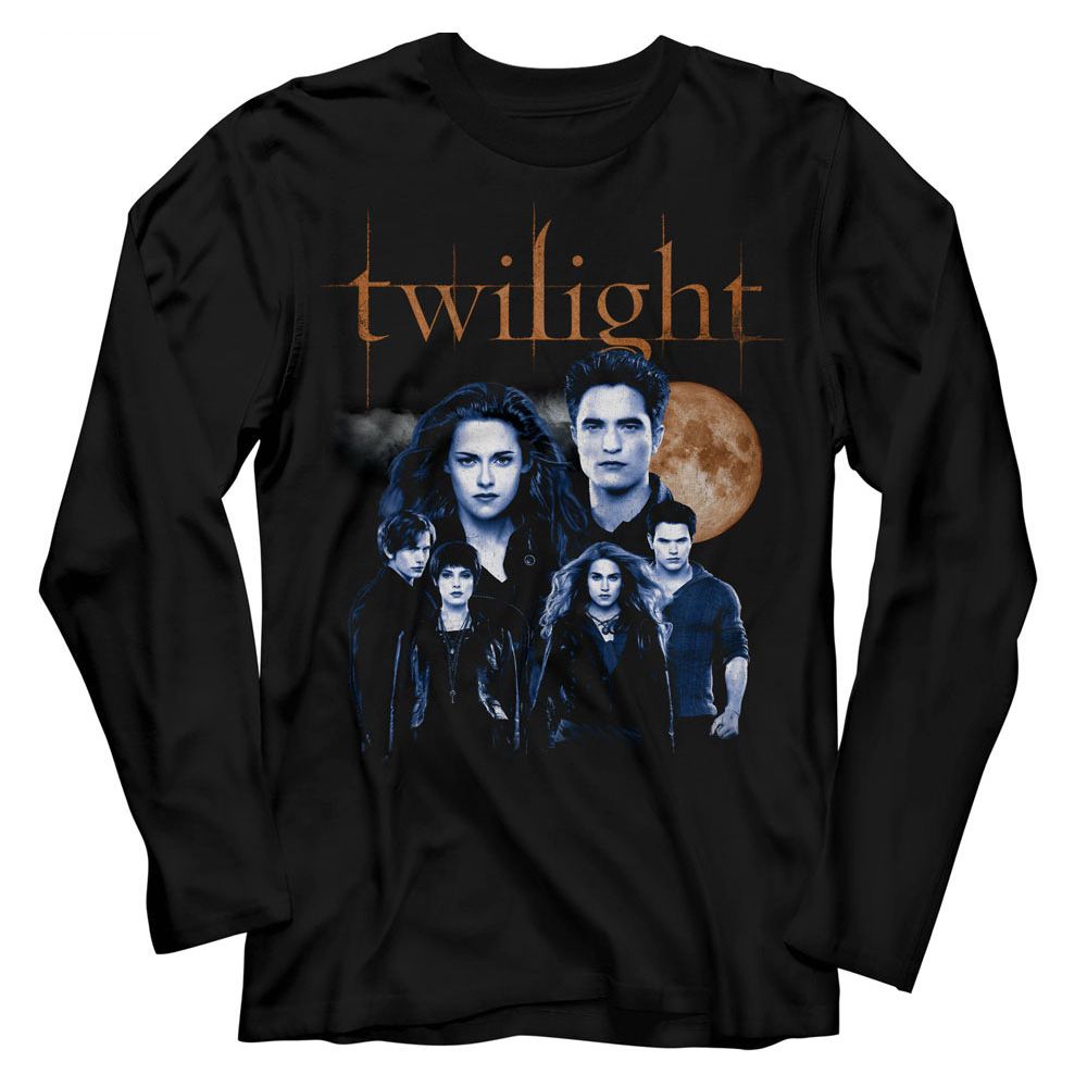 Twilight Long Sleeve T-Shirt - Cullen Family with Moon