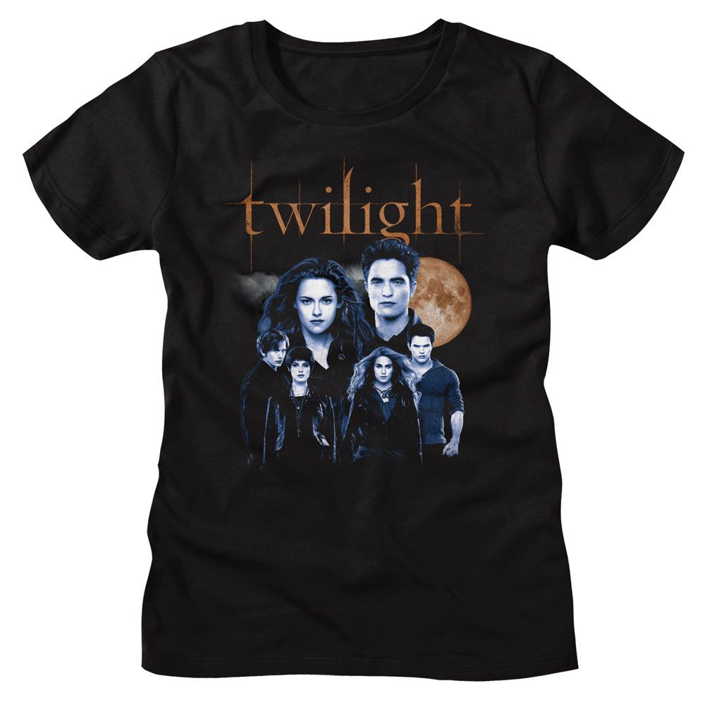 Twilight Ladies T-Shirt - Cullen Family with Moon