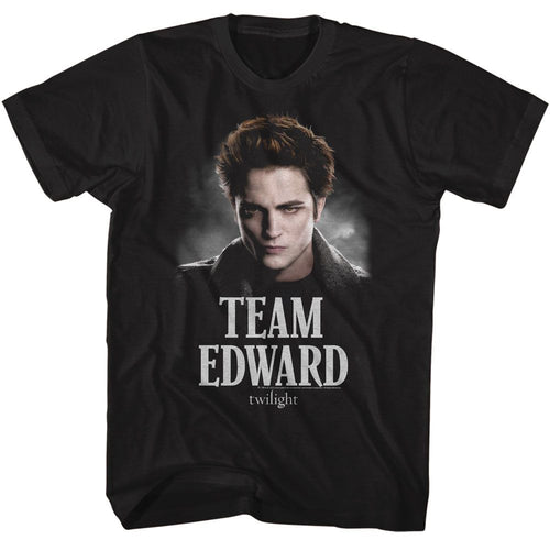 Black Twilight t-shirt featuring a Team Edward Black design