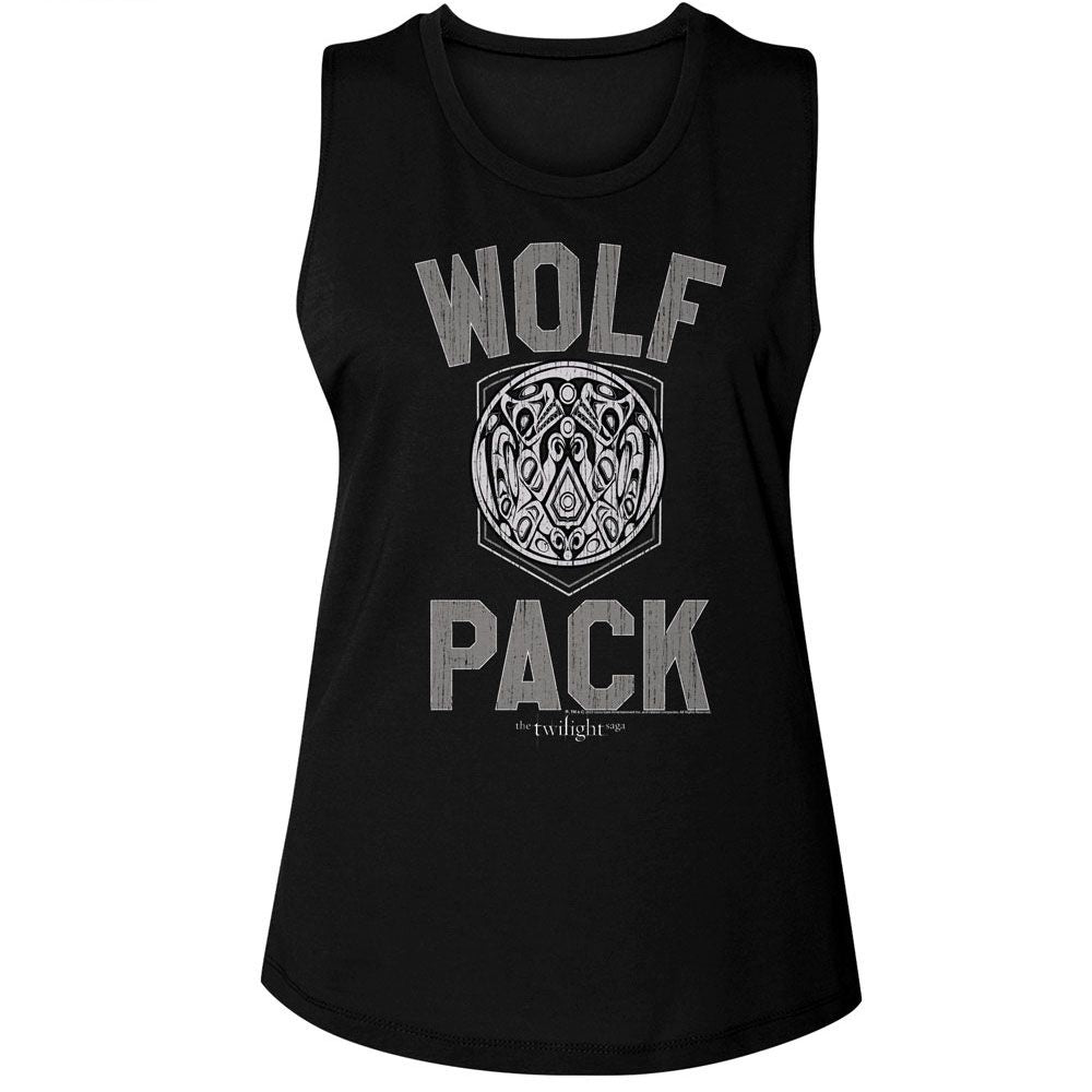Twilight Ladies Muscle Tank - Wolf Pack