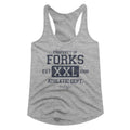 Twilight Ladies Racerback - Forks Athletic Dept