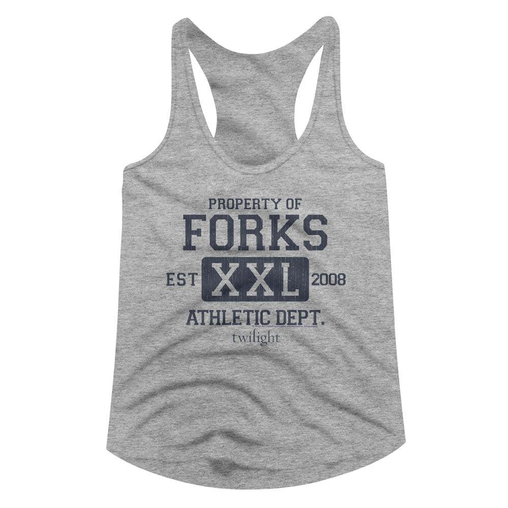 Twilight Ladies Racerback - Forks Athletic Dept