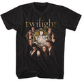 Black Twilight t-shirt featuring a Cullen Family with Crest design