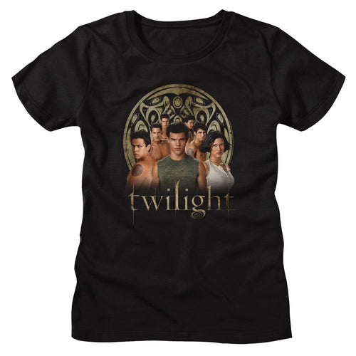 Twilight Ladies T-Shirt - Wolf Pack Group Photo