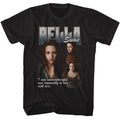 Black Twilight t-shirt featuring a Bella Irrevocably in Love design
