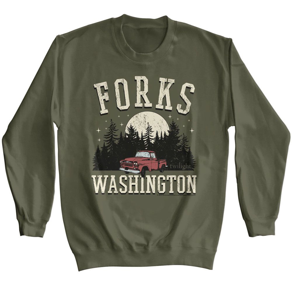 Twilight Long Sleeve Sweatshirt - Forks Truck