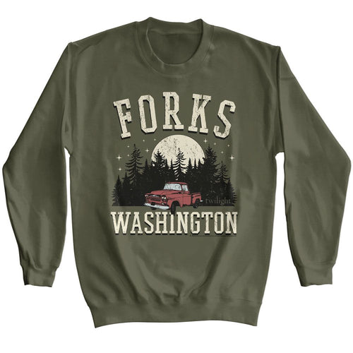 Twilight Long Sleeve Sweatshirt - Forks Truck