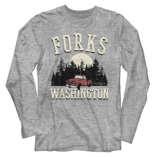 Twilight Long Sleeve T-Shirt - Forks Truck
