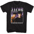 Black Twilight t-shirt featuring a Jacob 90S Style design