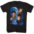 Black Twilight t-shirt featuring a Jacob and Moon design