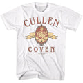 White Twilight t-shirt featuring a Cullen Coven Preppy design