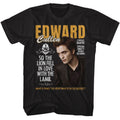 Black Twilight t-shirt featuring an Edward Lion Fell in Love design