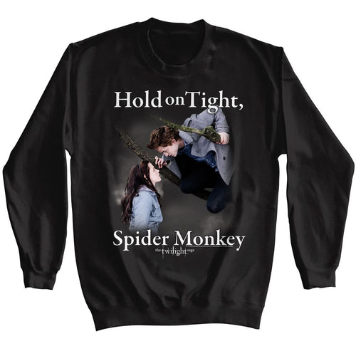 Twilight Long Sleeve Sweatshirt - Hold on Spider Monkey