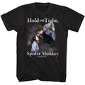 Black Twilight t-shirt featuring a Hold on Spider Monkey design