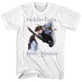 White Twilight t-shirt featuring a Spider Monkey design