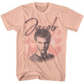 Peach Twilight t-shirt featuring a Jacob Hearts design