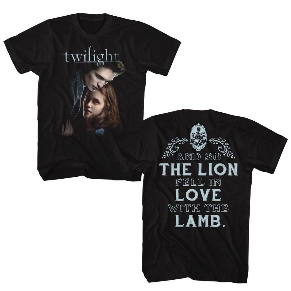 Black Twilight t-shirt featuring a Poster with Quote design