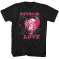Black Twilight t-shirt featuring an Eternal Love design
