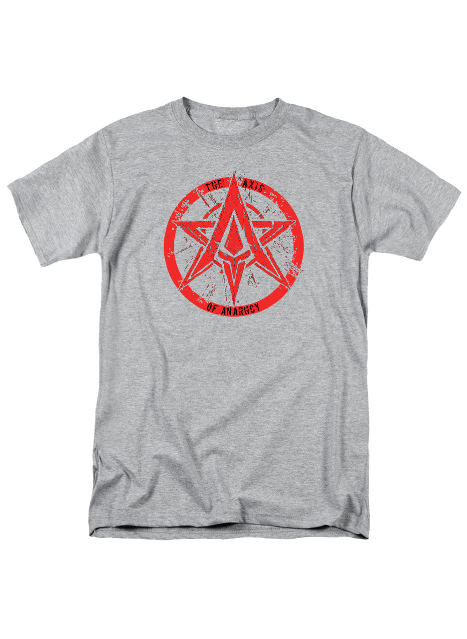 Gray The Axis of Anarchy Logo T-Shirt