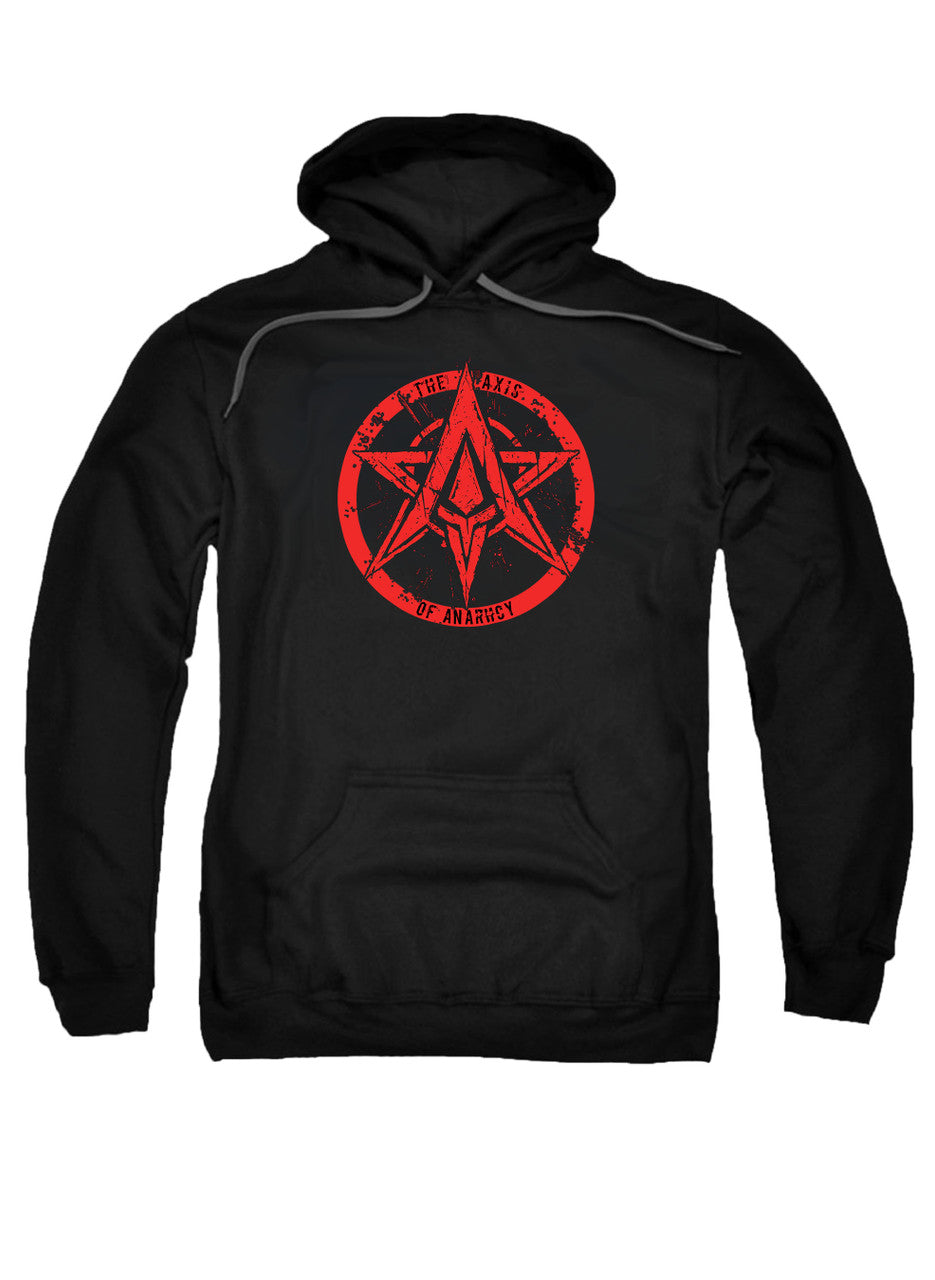 Black The Axis of Anarchy Logo Hoodie