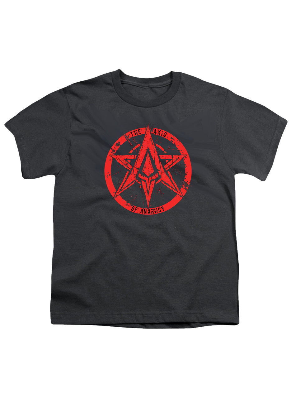 Charcoal The Axis of Anarchy Logo Youth/Toddler T-Shirt