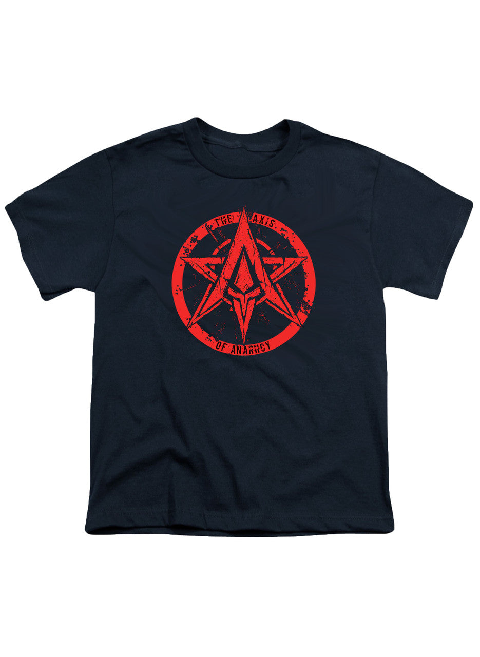 Navy The Axis of Anarchy Logo Youth/Toddler T-Shirt