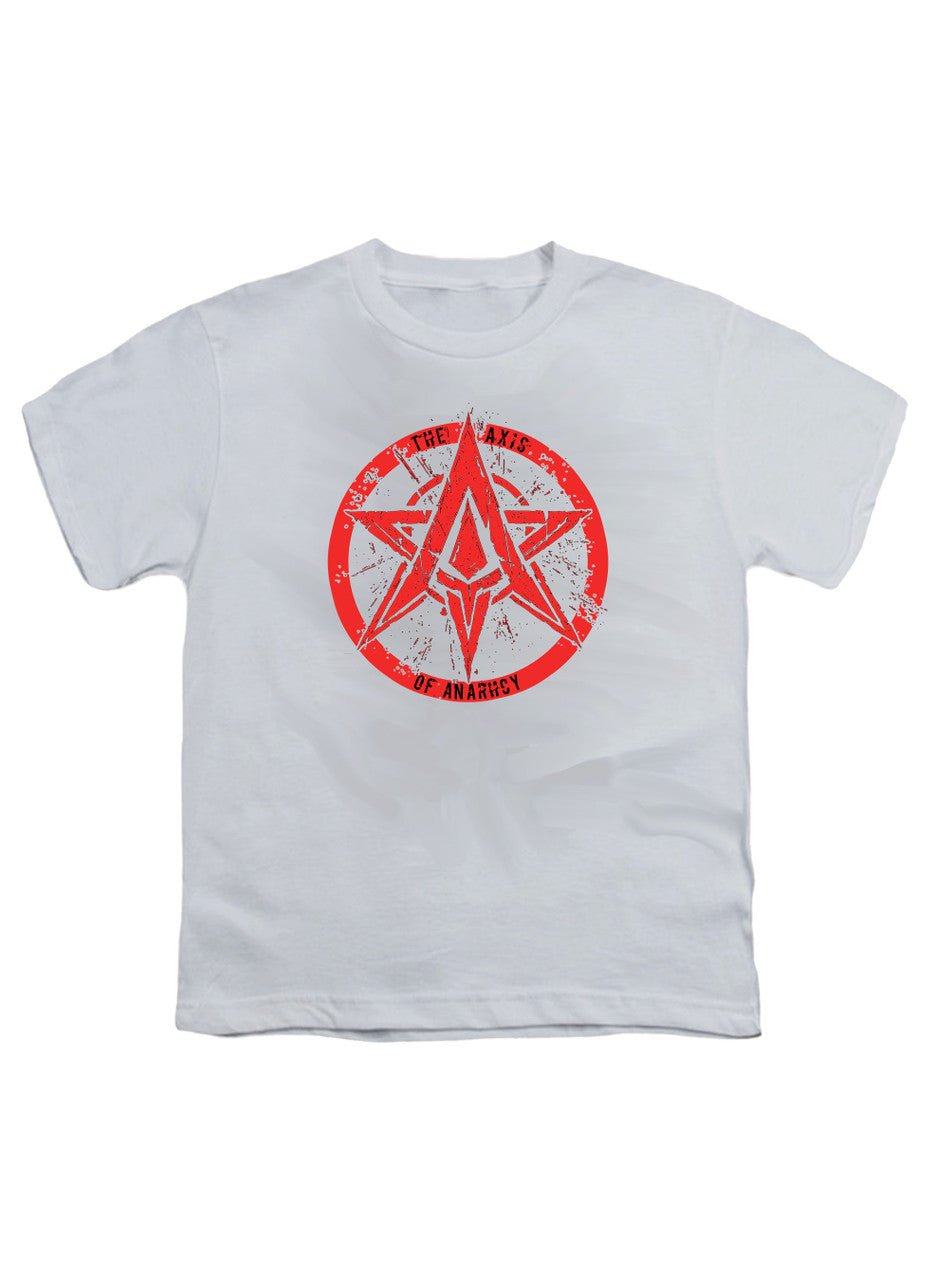 White The Axis of Anarchy Logo Youth/Toddler T-Shirt