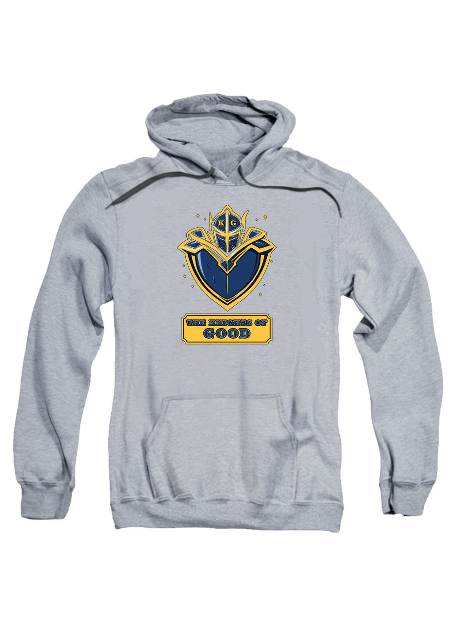 Gray The Knights of Good Logo Hoodie
