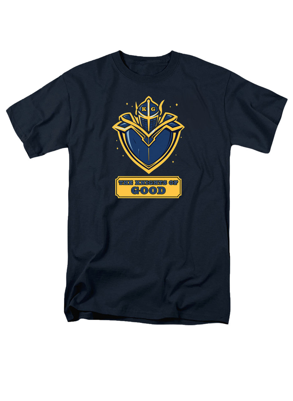 Navy The Knights of Good Logo T-Shirt