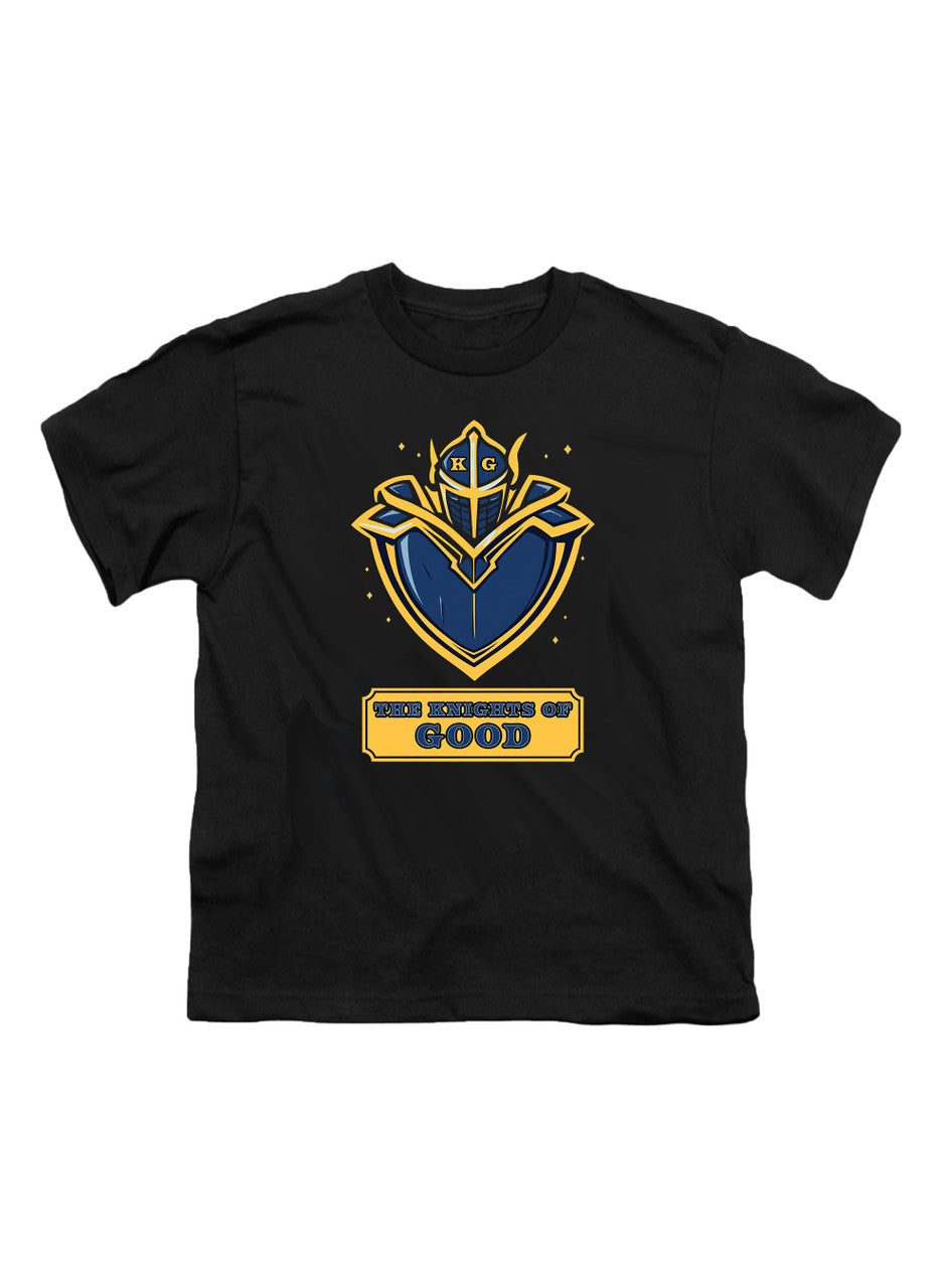 Black The Knights of Good Logo Youth/Toddler T-Shirt