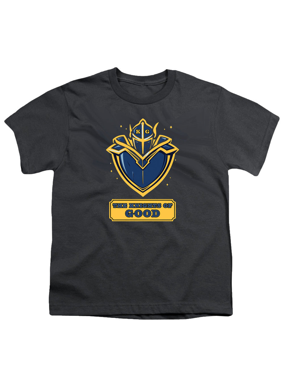Charcoal The Knights of Good Logo Youth/Toddler T-Shirt