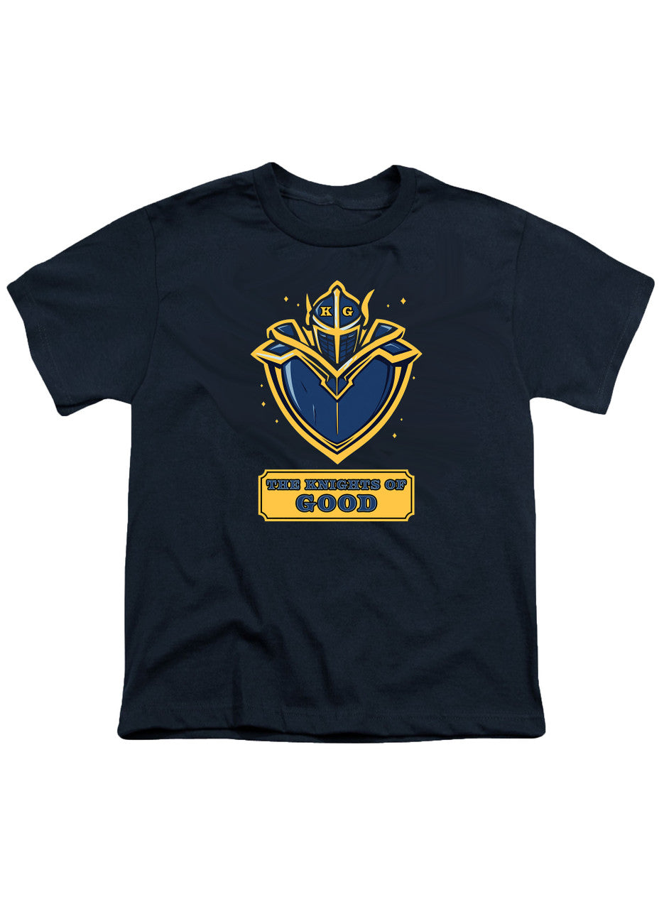 Navy The Knights of Good Logo Youth/Toddler T-Shirt