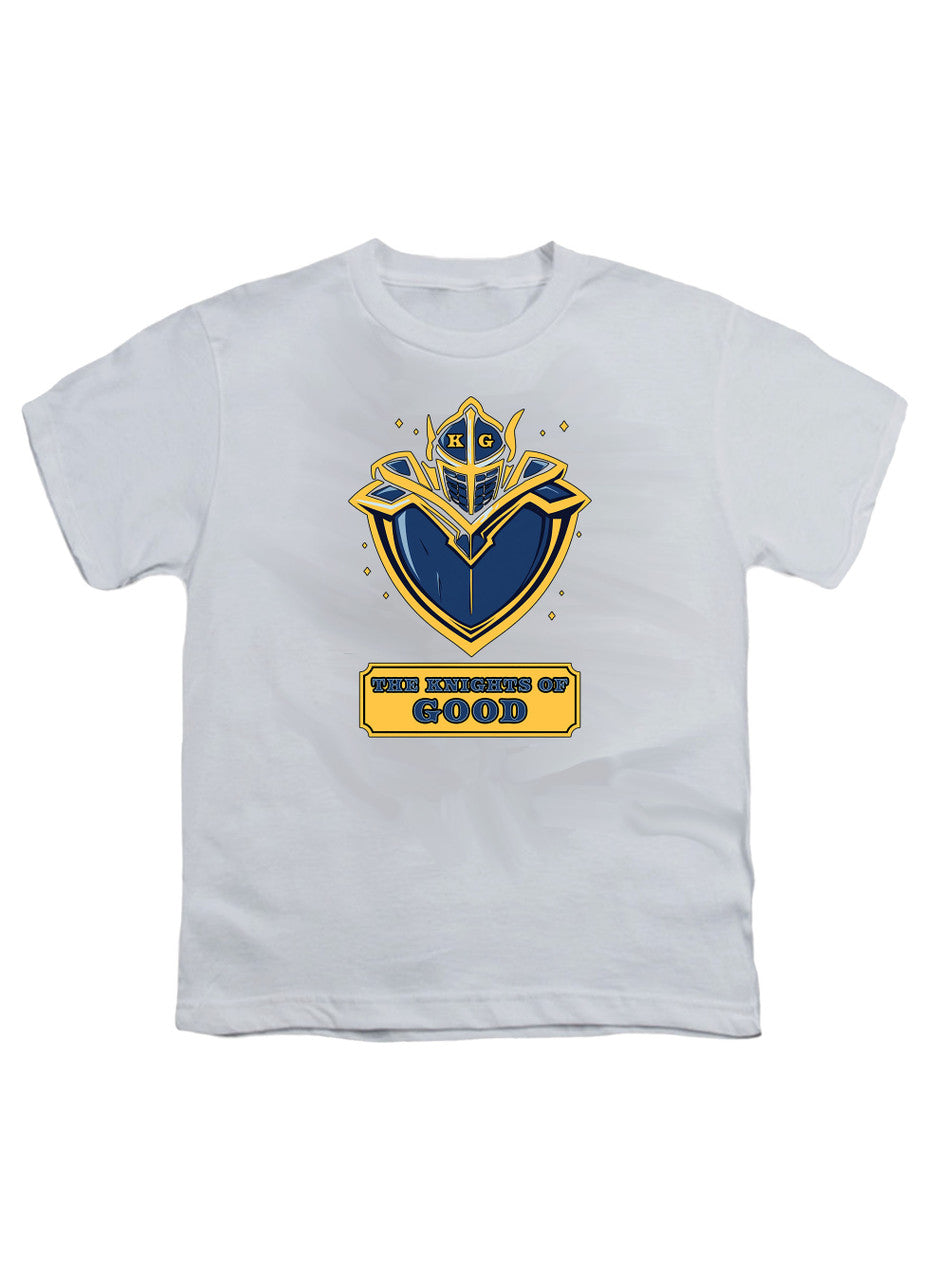 White The Knights of Good Logo Youth/Toddler T-Shirt