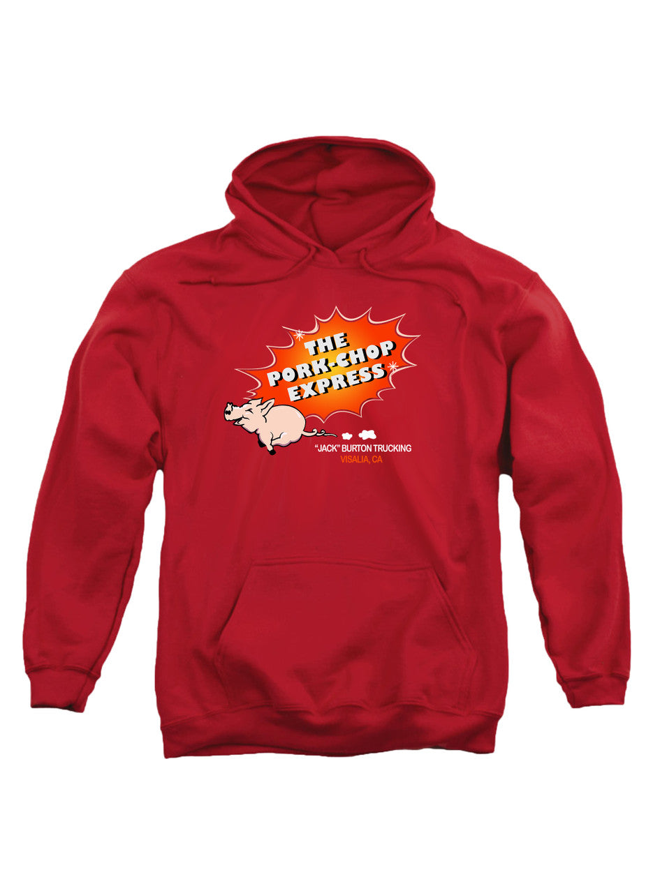 Red The Pork Chop Express Hoodie
