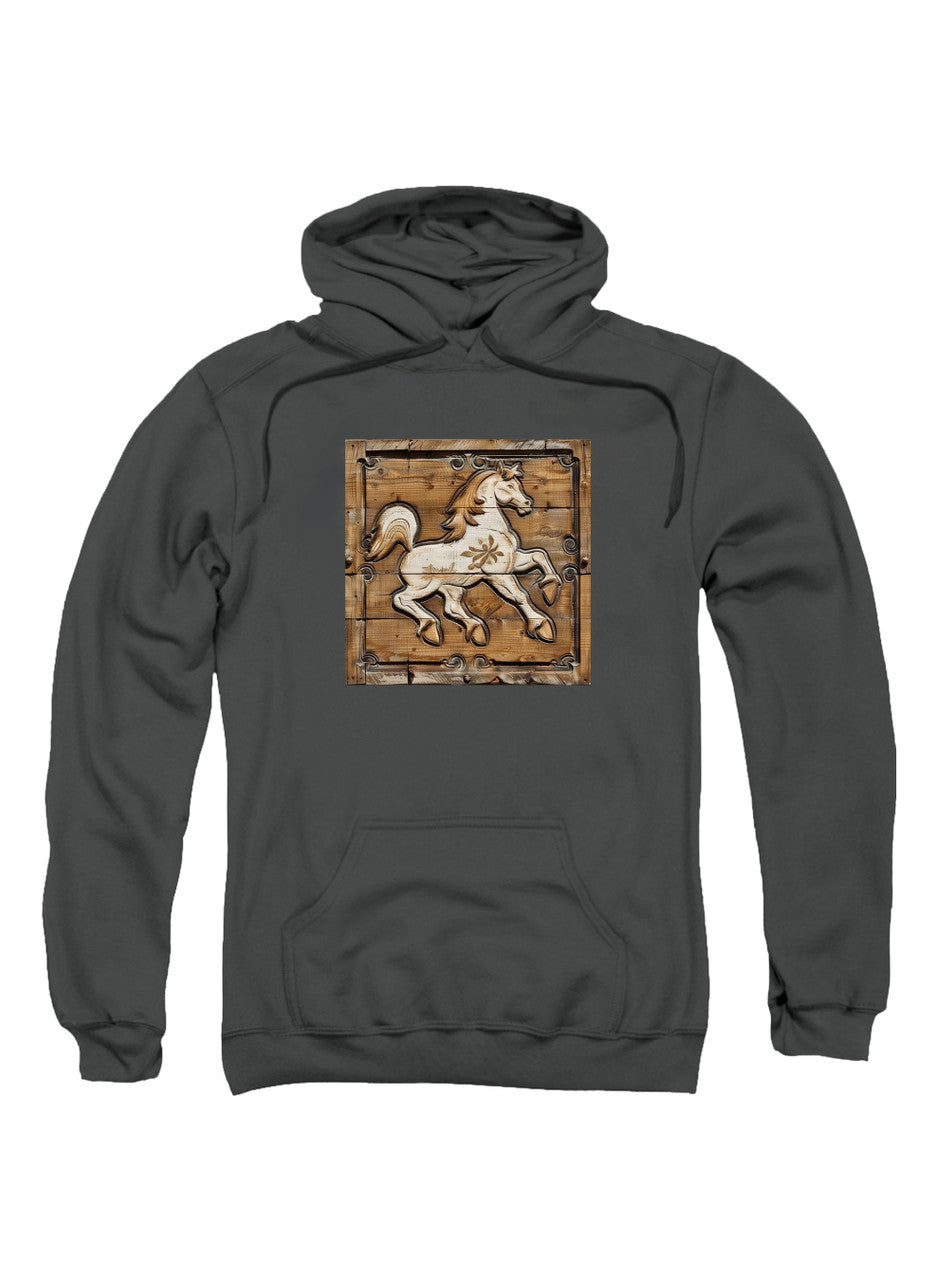 Charcoal The Prancing Pony Hoodie
