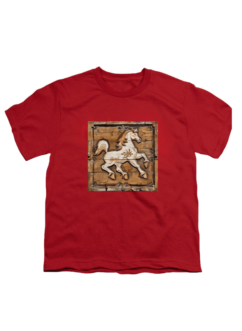 Red The Prancing Pony Youth/Toddler T-Shirt