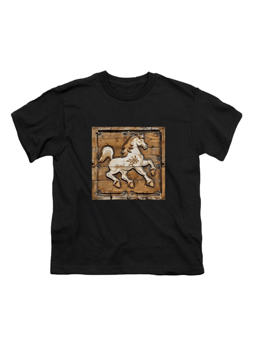 Black The Prancing Pony Youth/Toddler T-Shirt