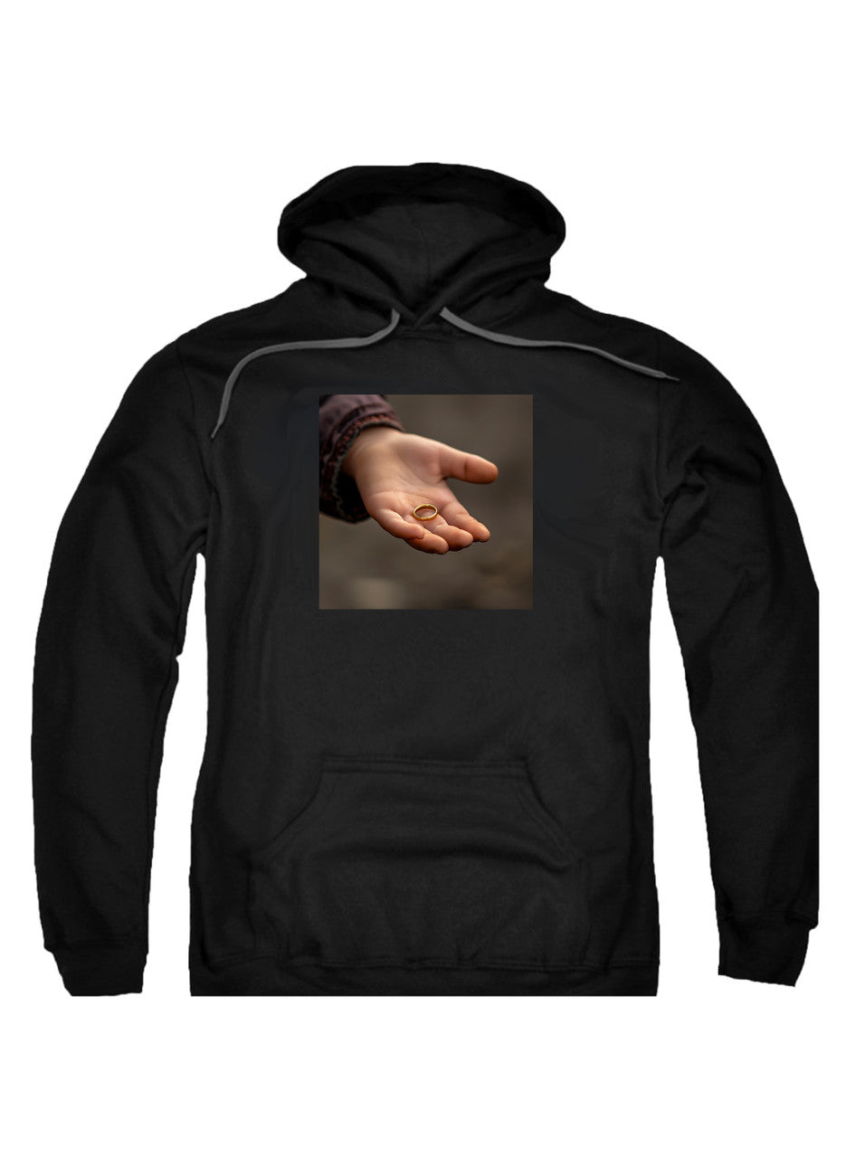 Black The Ring Hoodie