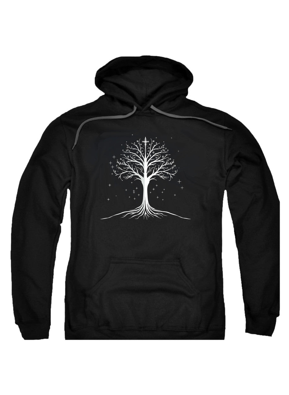 Black The White Tree Hoodie