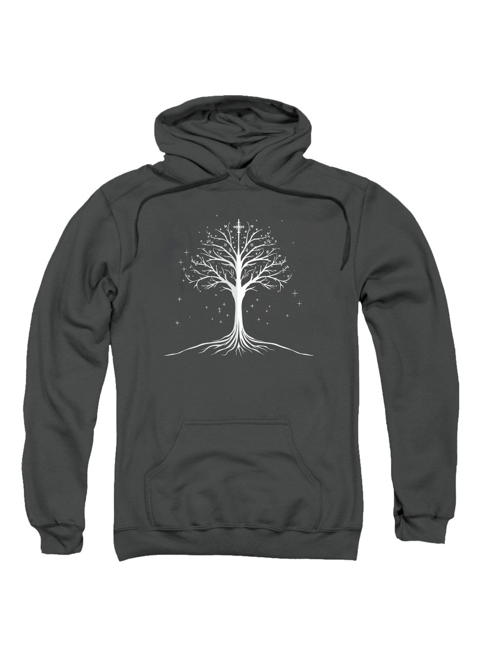 Charcoal The White Tree Hoodie