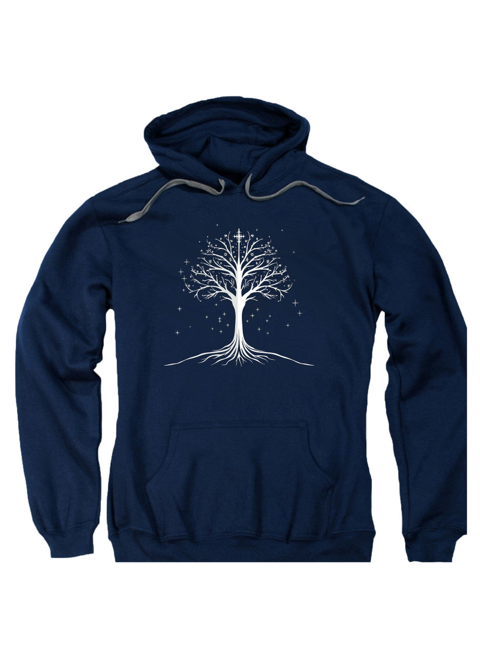 Navy The White Tree Hoodie