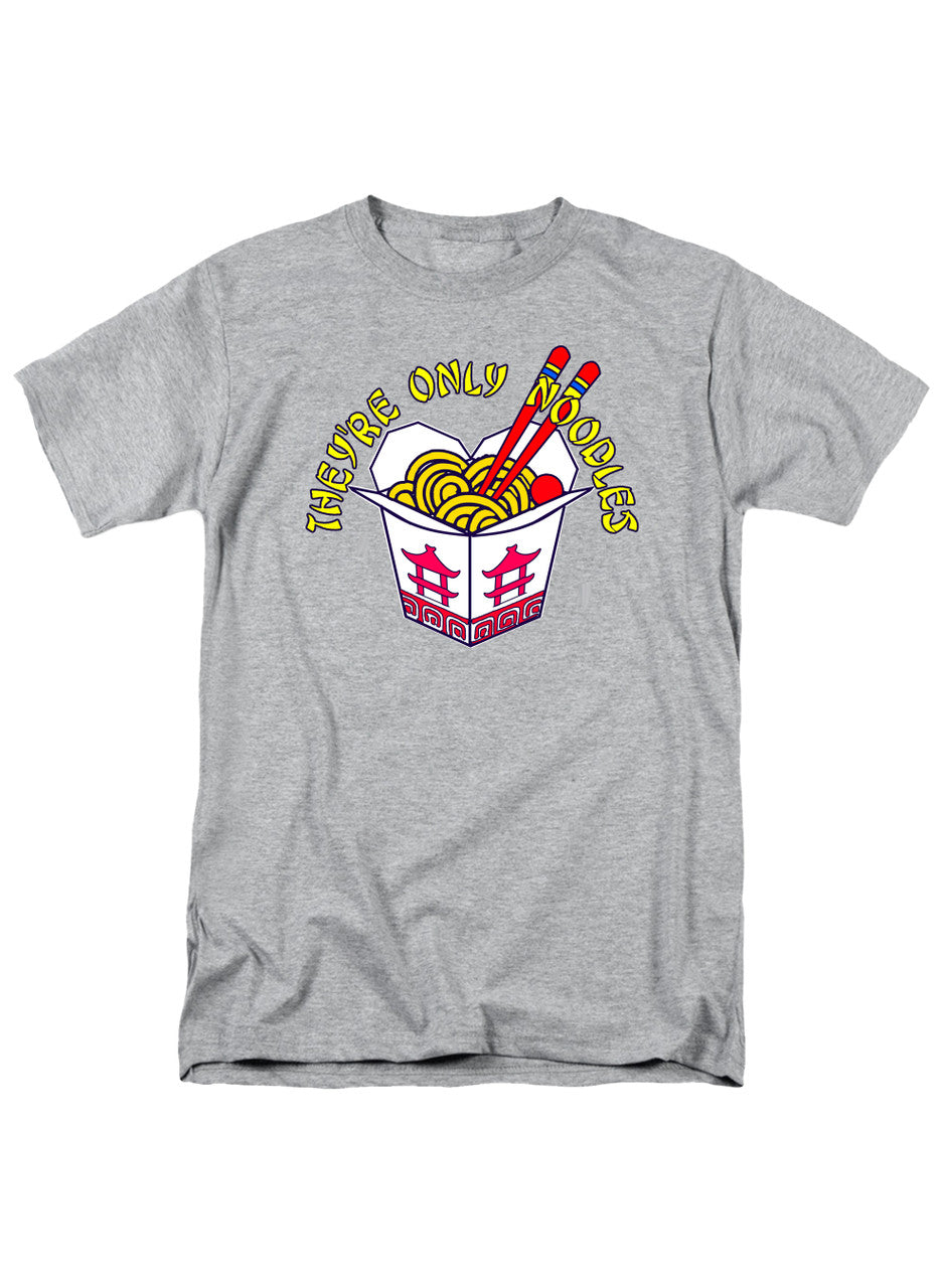 Gray They're Only Noodles T-Shirt