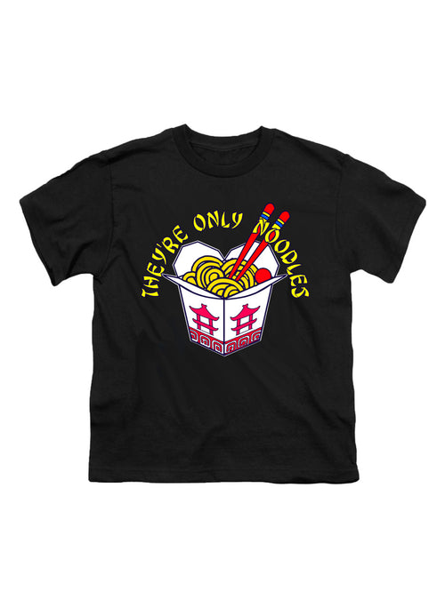 Black They're Only Noodles Youth/Toddler T-Shirt