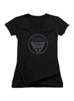 Black Tyrell Cold Steel Juniors V-Neck T-Shirt