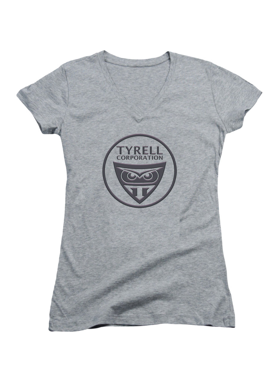Gray Tyrell Cold Steel Juniors V-Neck T-Shirt