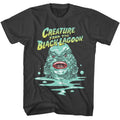 Smoke Gray Universal Monsters t-shirt featuring a Creature design