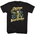 Black Universal Monsters t-shirt featuring a Black Lagoon Creature design