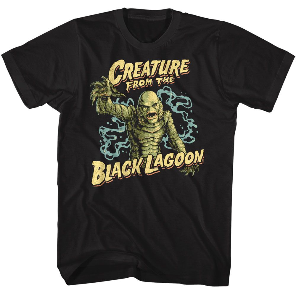 Black Universal Monsters t-shirt featuring a Black Lagoon Creature design
