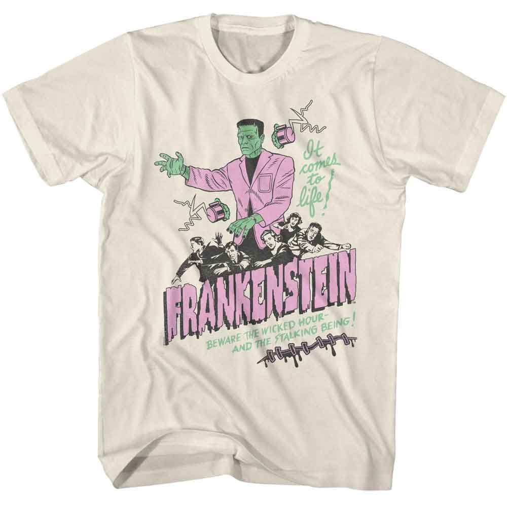 Natural Universal Monsters t-shirt featuring an It Comes to Life Natural design