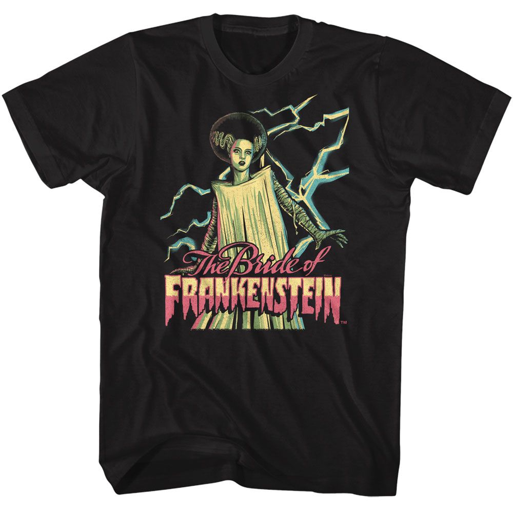 Black Universal Monsters t-shirt featuring a Bright Bride design
